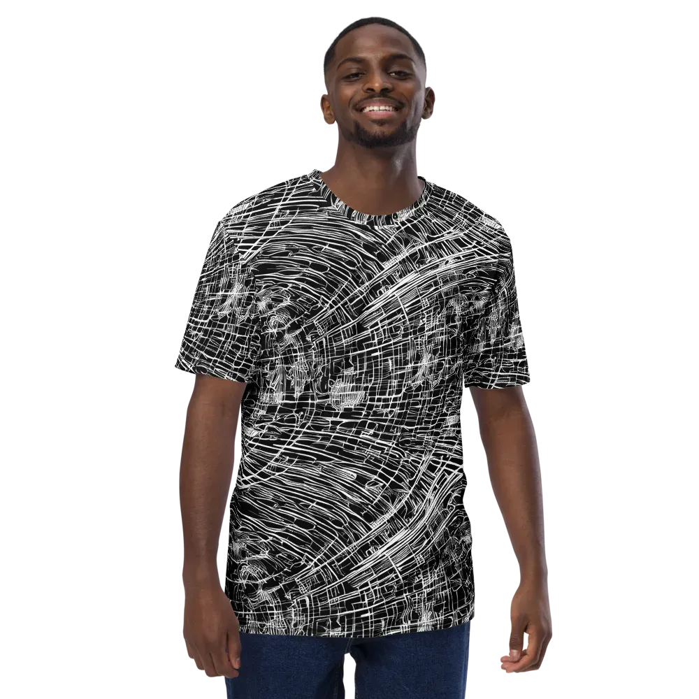 List's Labyrinth on Men's Crew Neck T-Shirt — Front