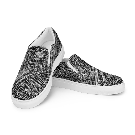 List's Labyrinth on a Men's Slip-On Canvas Shoes