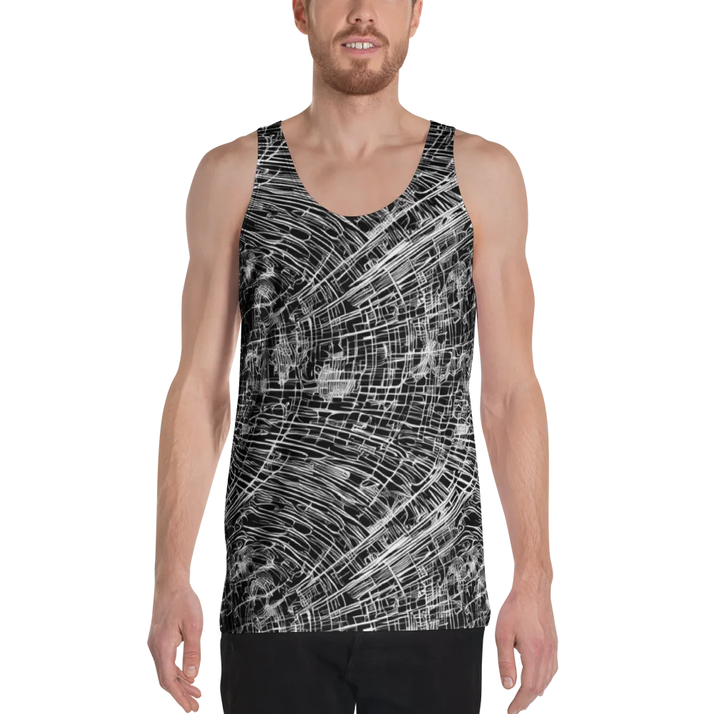 List's Labyrinth on Men's Tank Top — Front