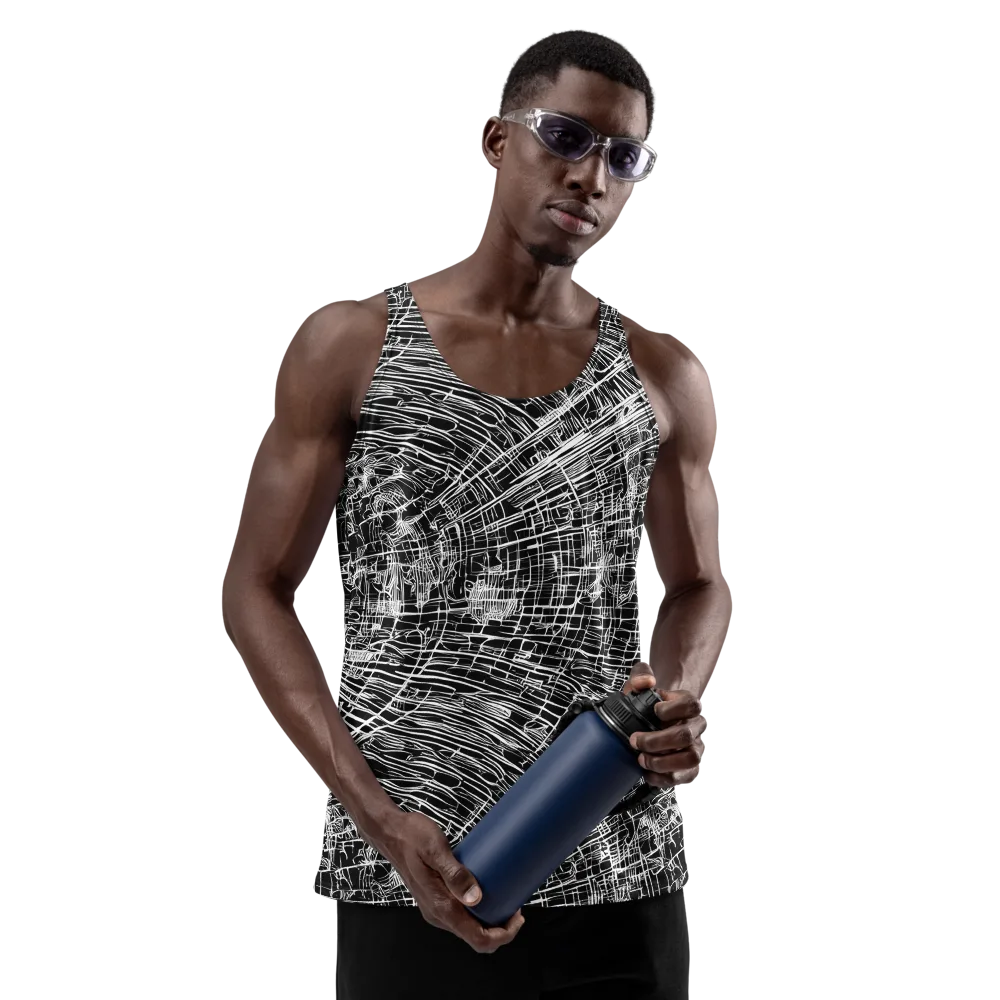 List's Labyrinth on Men's Tank Top — Front