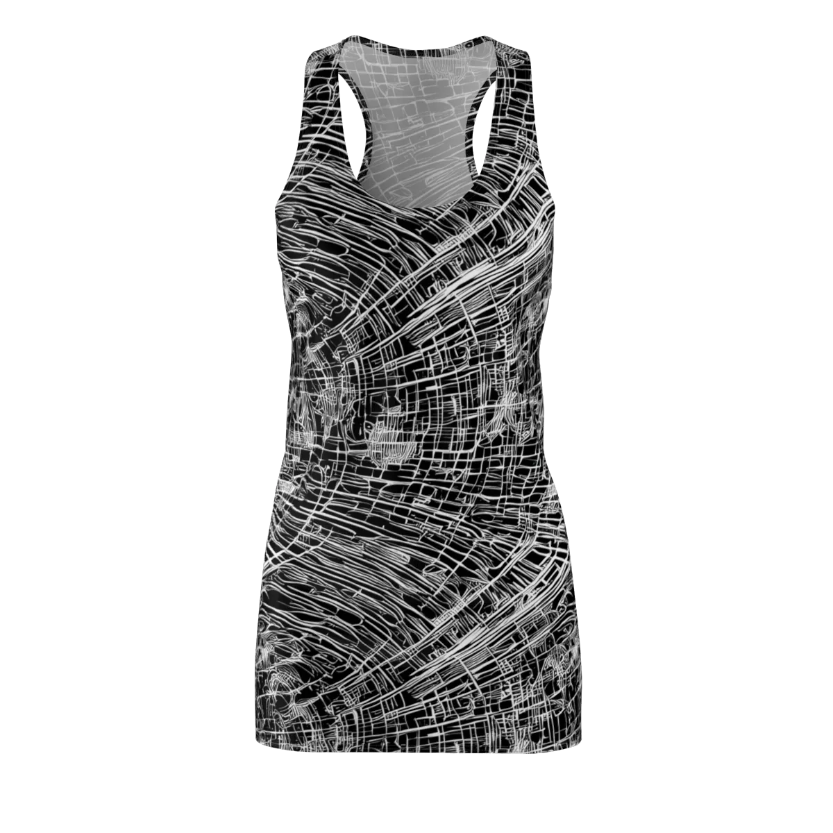List's Labyrinth on Racerback Dress — Front