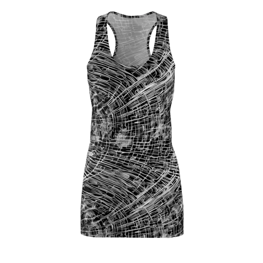 List's Labyrinth on a Racerback Dress
