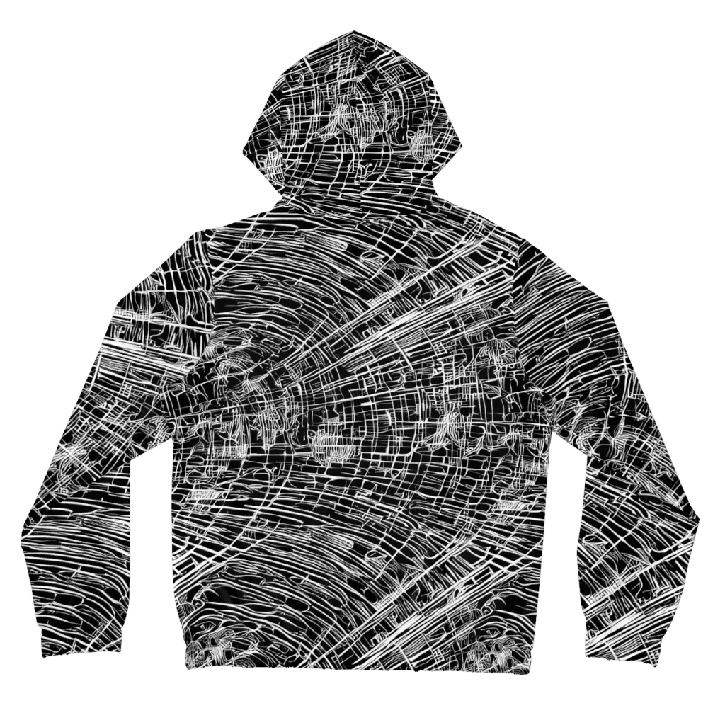 List's Labyrinth on Women's Full-Zip Hoodie — Back