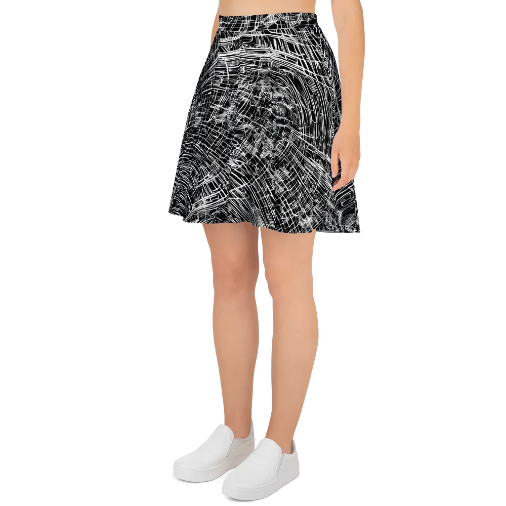 List's Labyrinth on Skater Skirt — Left