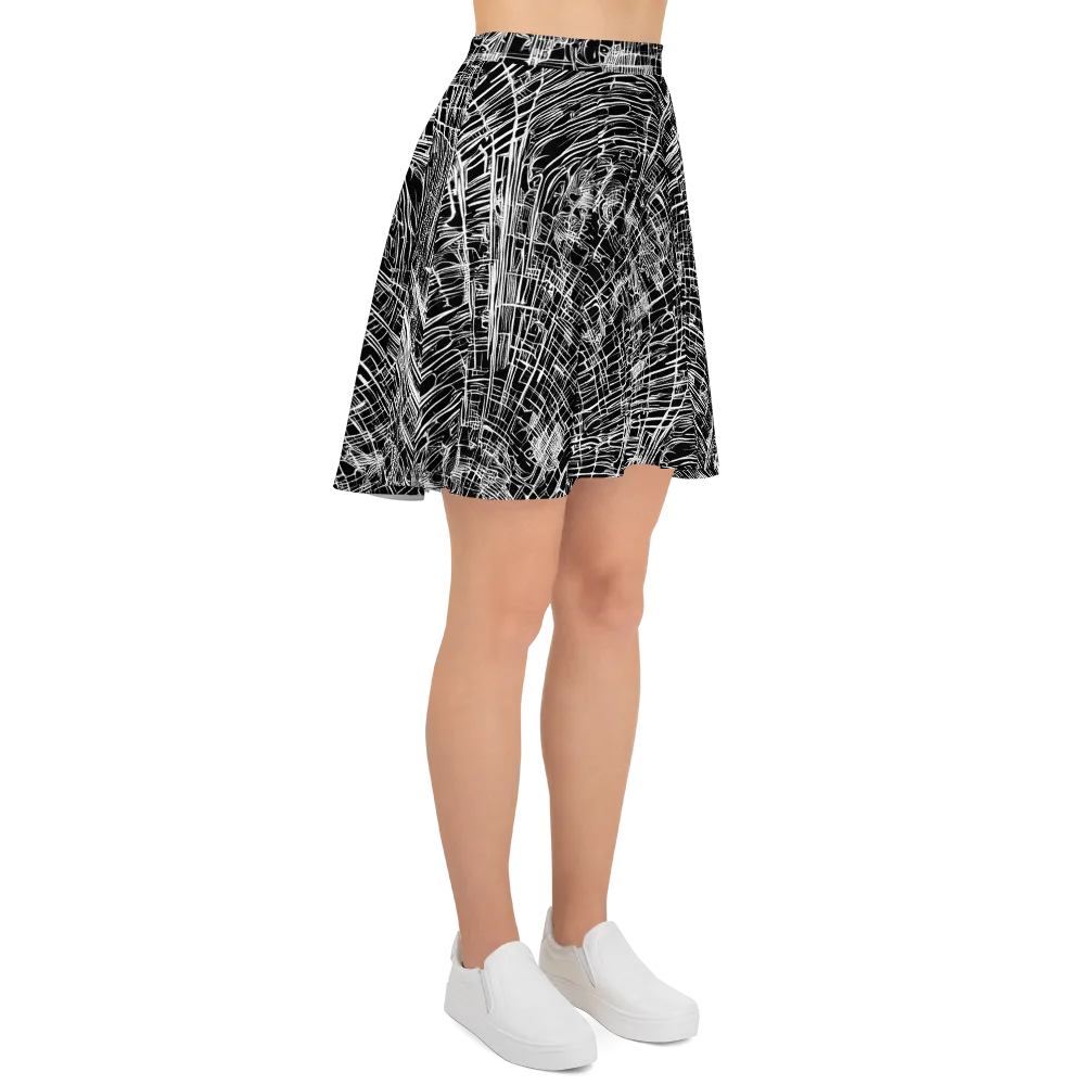 List's Labyrinth on Skater Skirt — Right