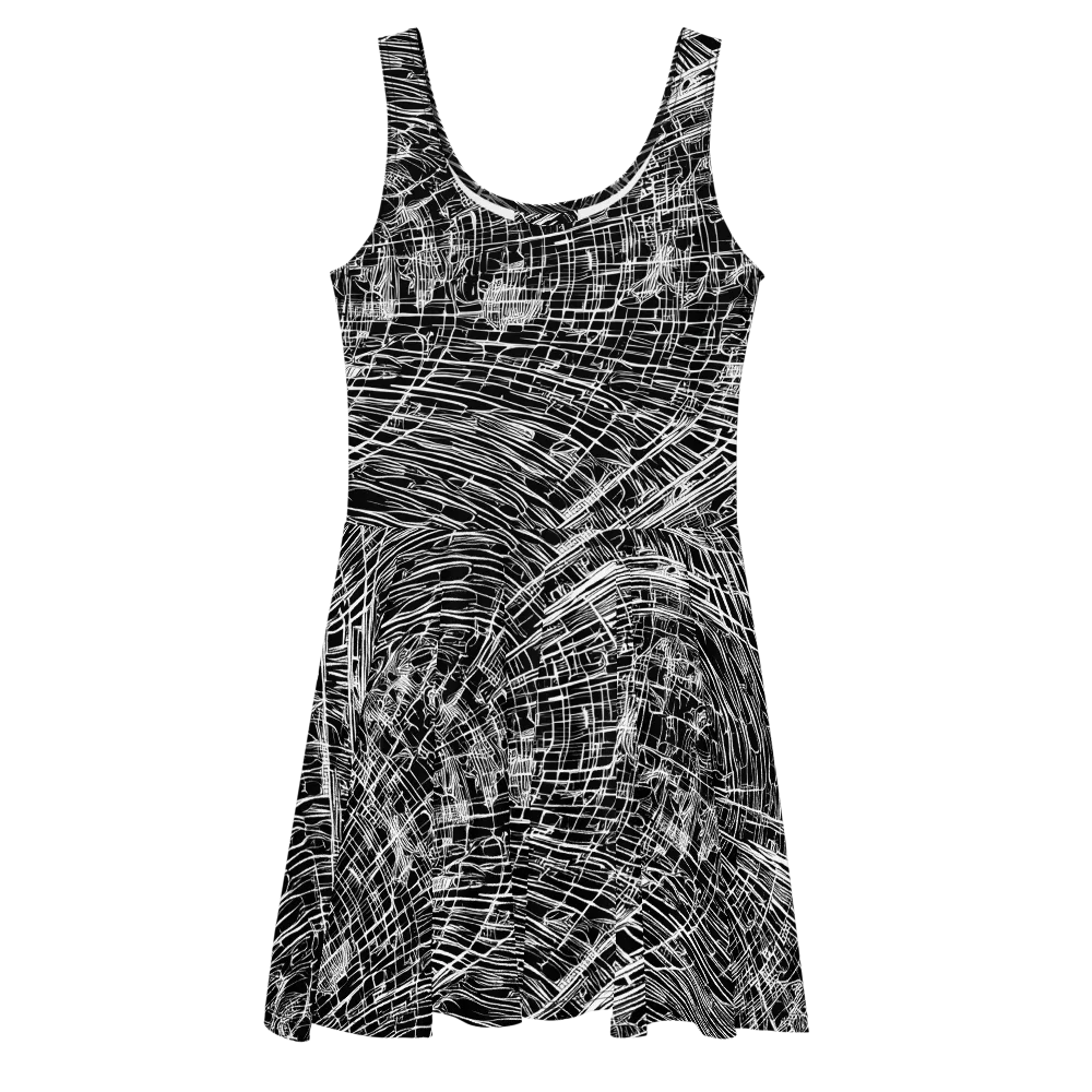 List's Labyrinth on Skater Dress — Front