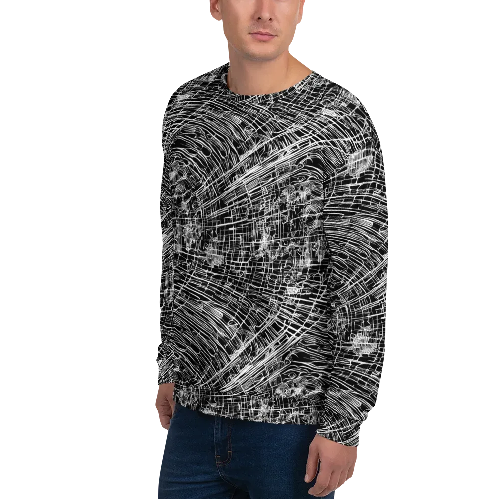 List's Labyrinth on Sweatshirt — Left Front