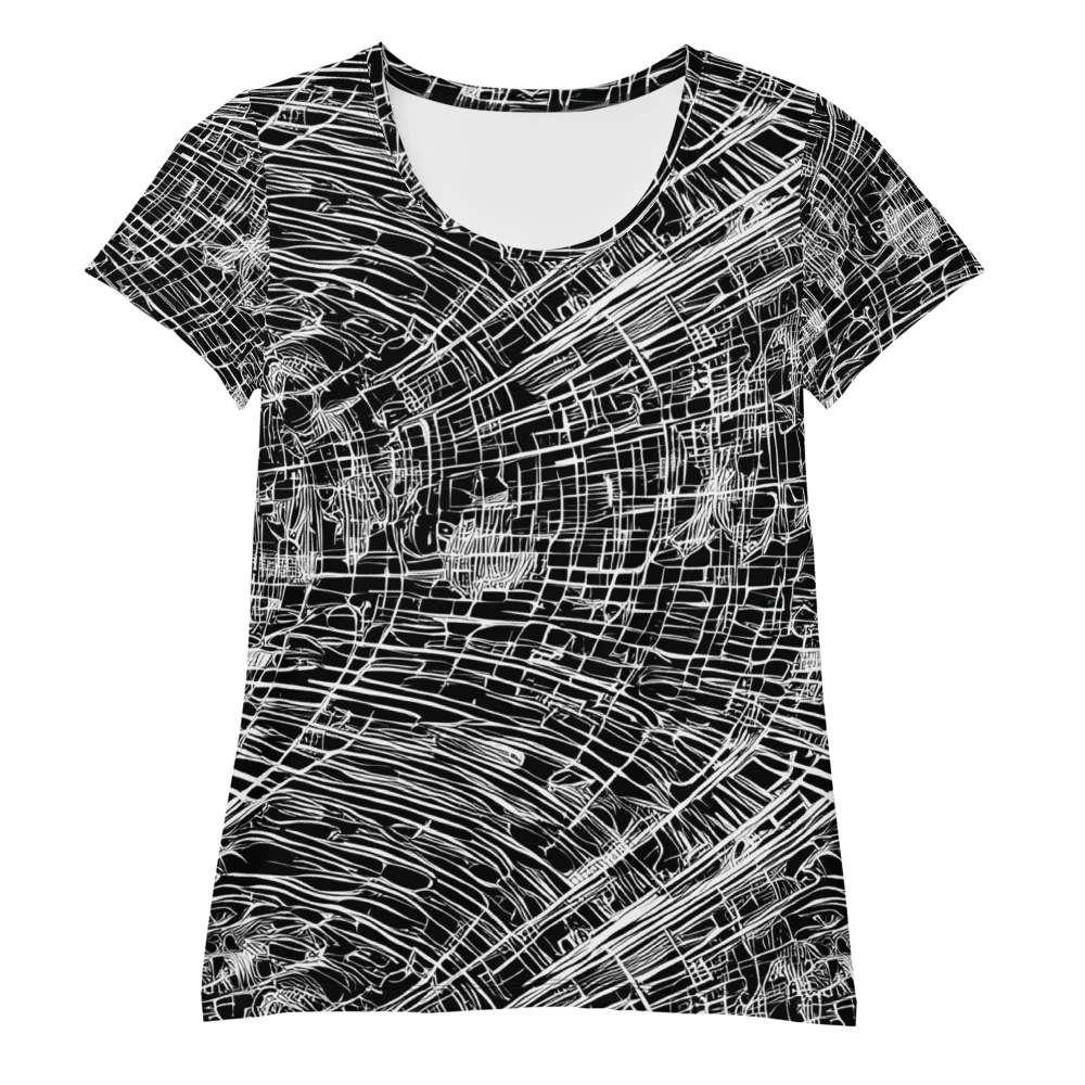 List's Labyrinth on Women's Athletic T-Shirt — Front