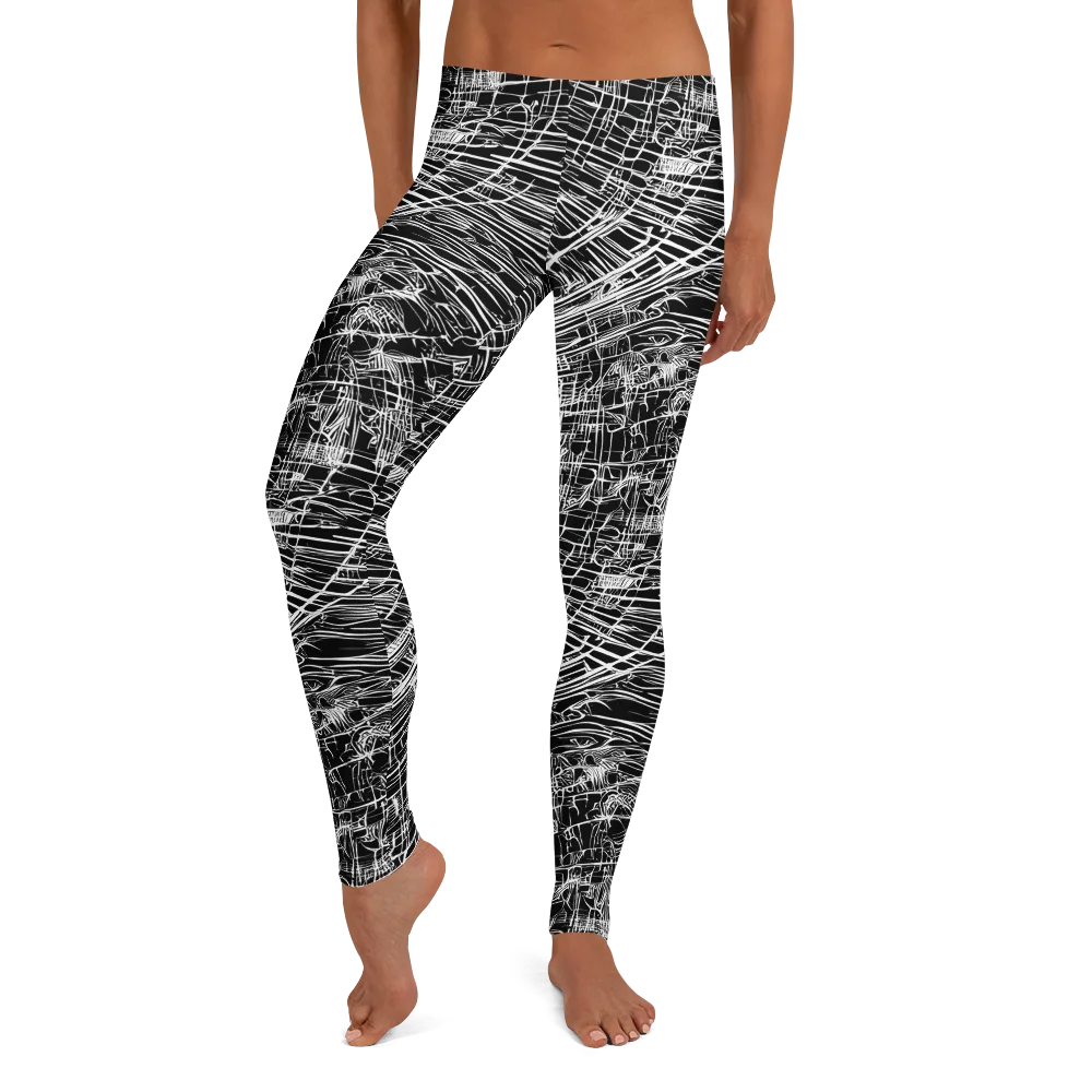 List's Labyrinth on Leggings — Front