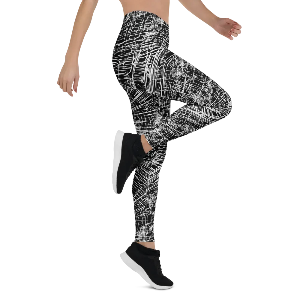 List's Labyrinth on Leggings — Right
