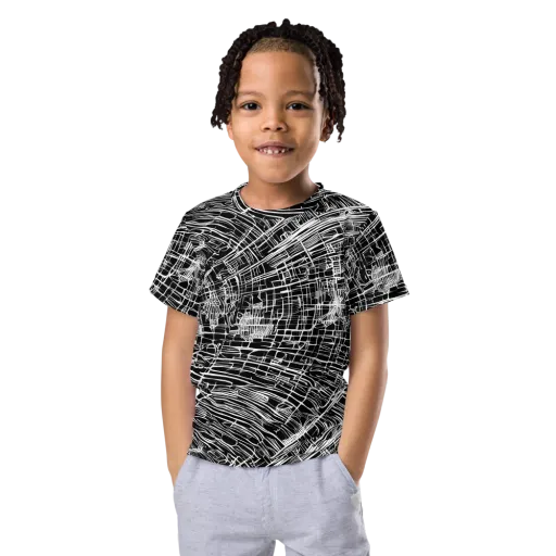 List's Labyrinth on a Kids Crew Neck T-Shirt