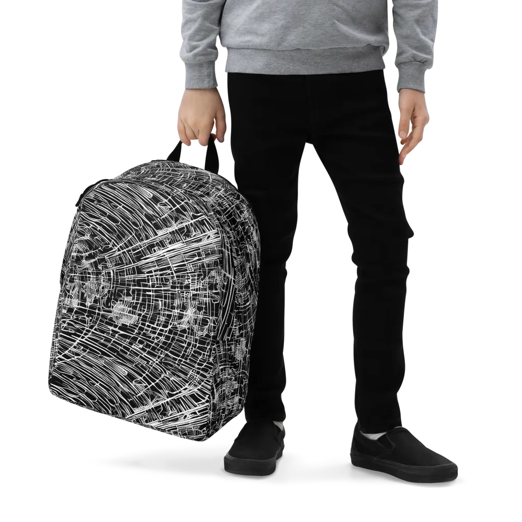 List's Labyrinth on Minimalist Backpack — Zoomed-in