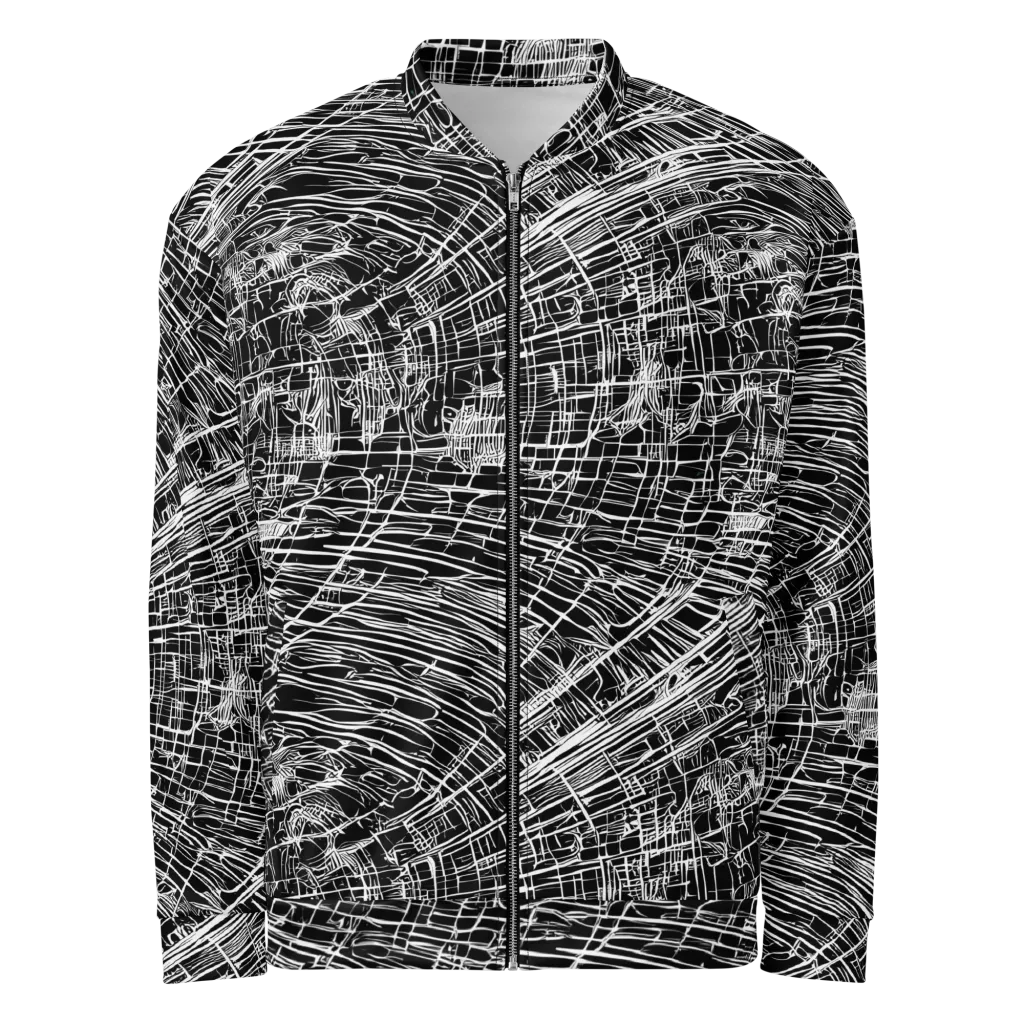 List's Labyrinth on Bomber Jacket — Front