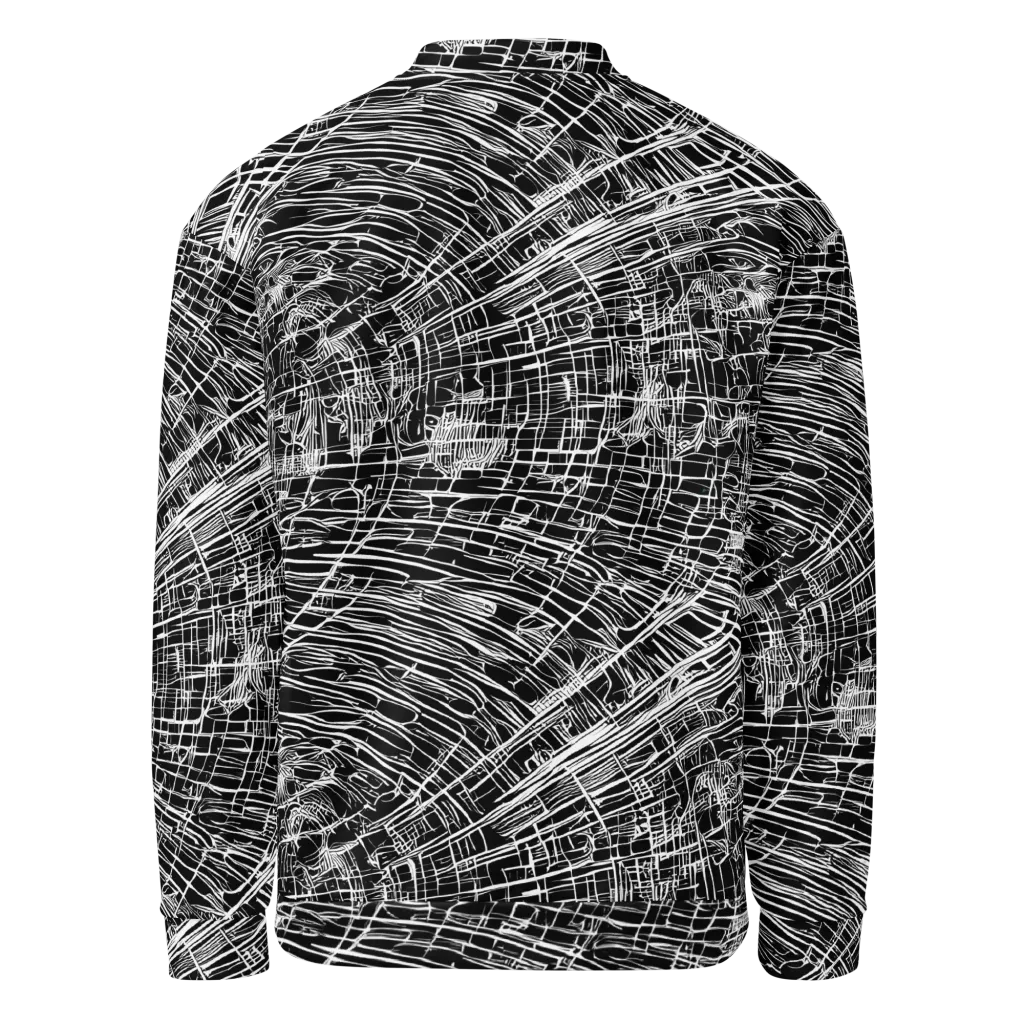 List's Labyrinth on Bomber Jacket — Back