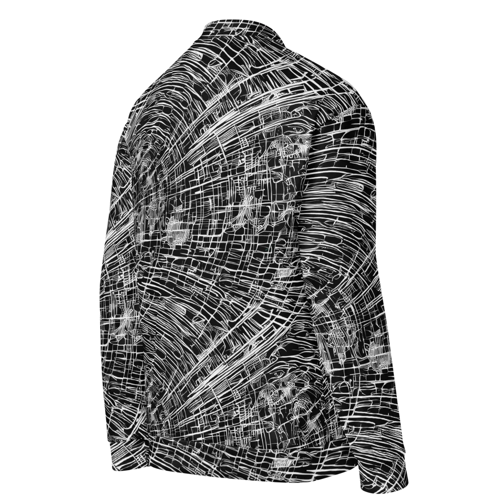 List's Labyrinth on Bomber Jacket — Right Back
