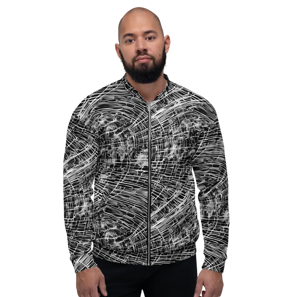 List's Labyrinth on Bomber Jacket — Front