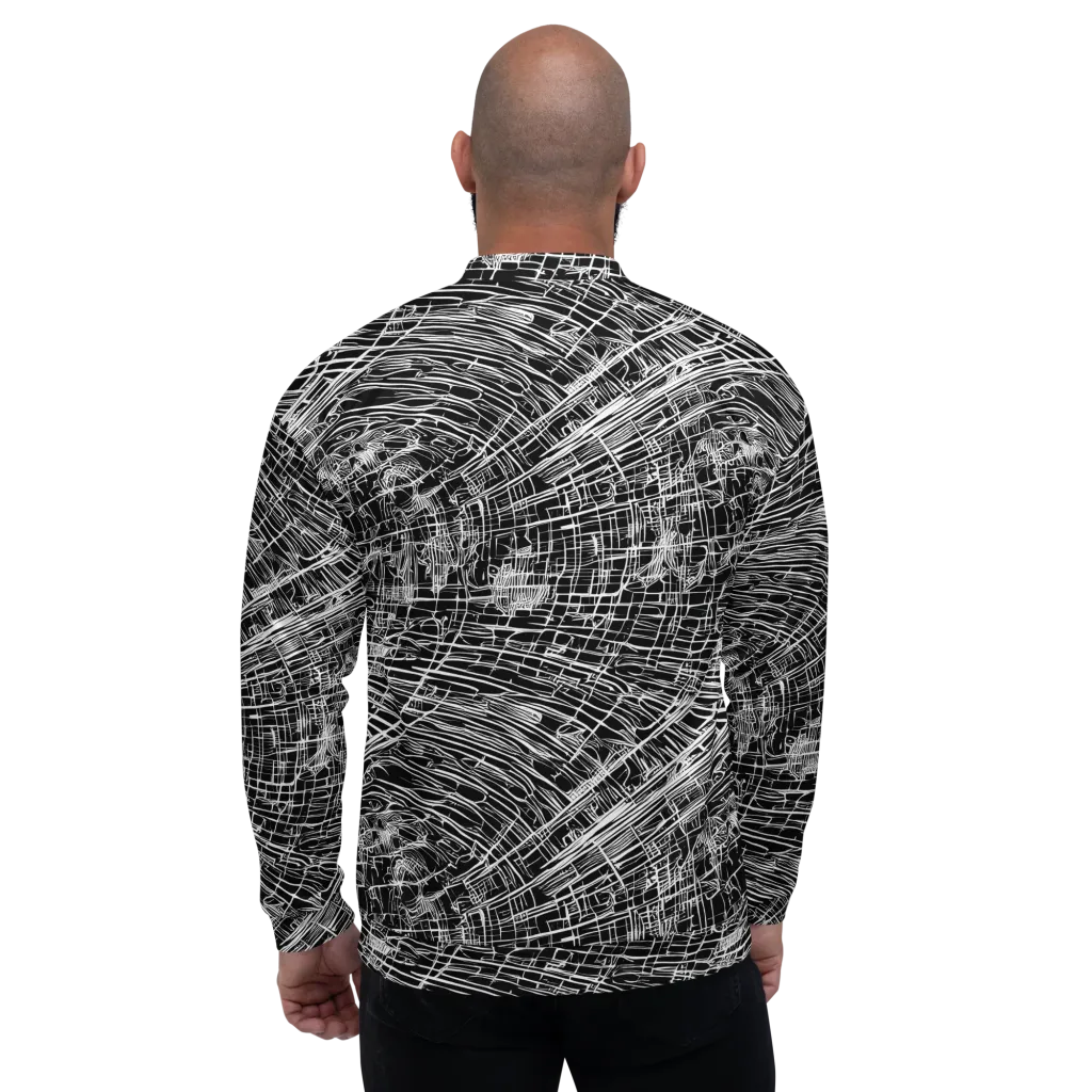 List's Labyrinth on Bomber Jacket — Back