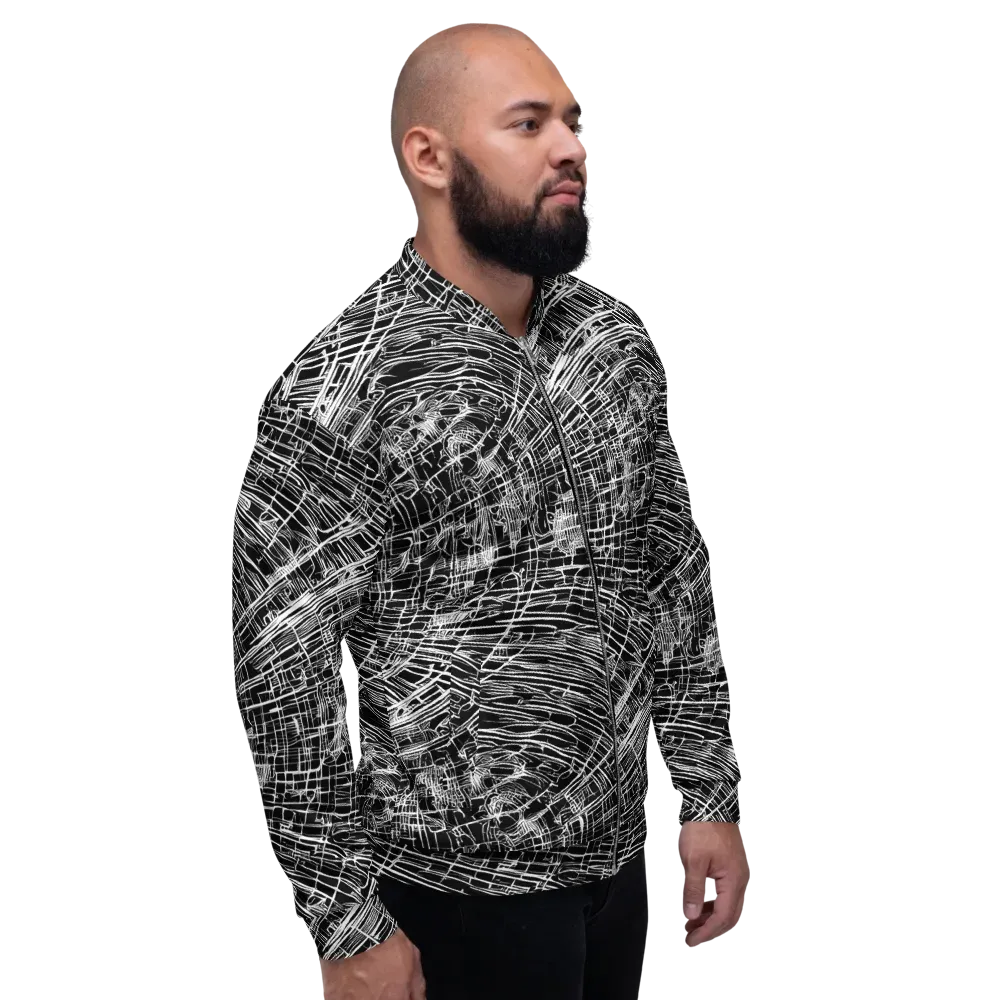 List's Labyrinth on Bomber Jacket — Right