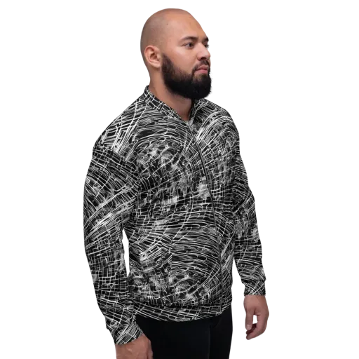 List's Labyrinth on a Bomber Jacket