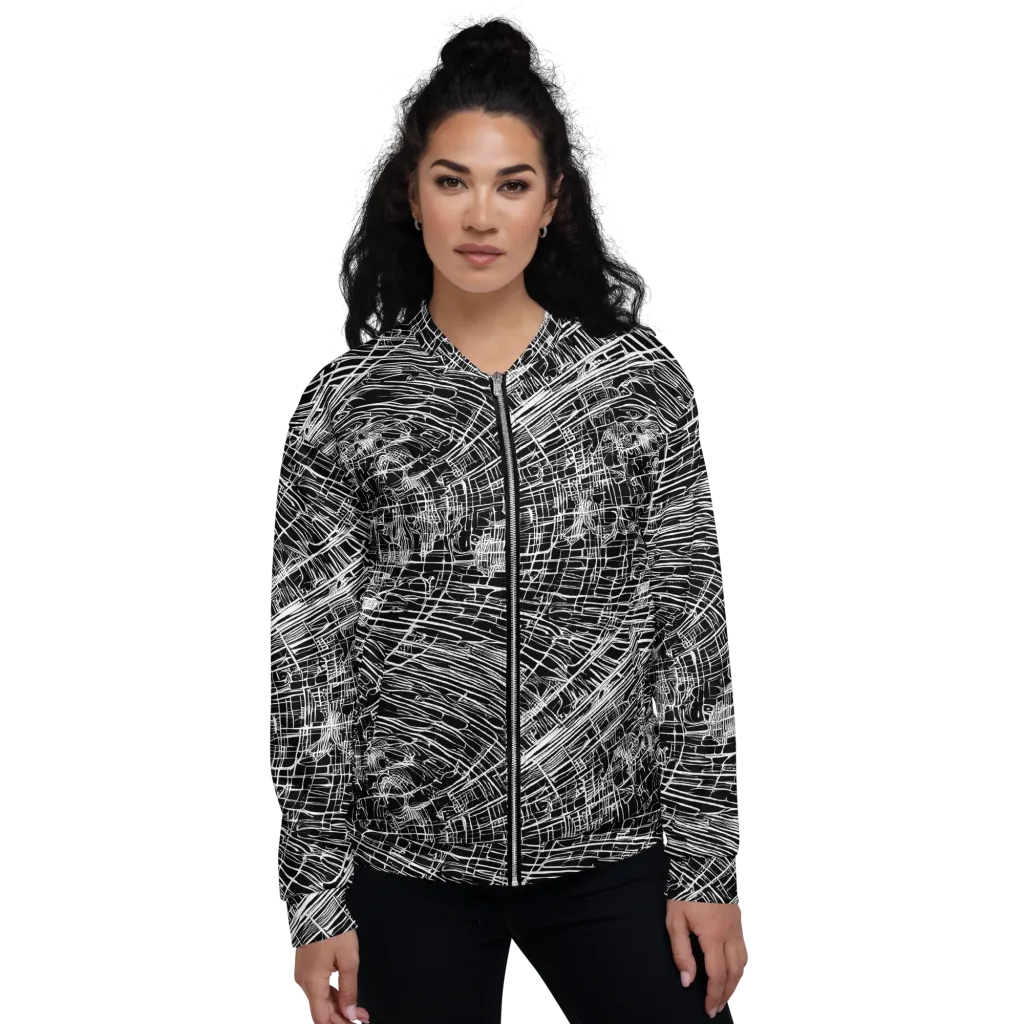 List's Labyrinth on Bomber Jacket — Front