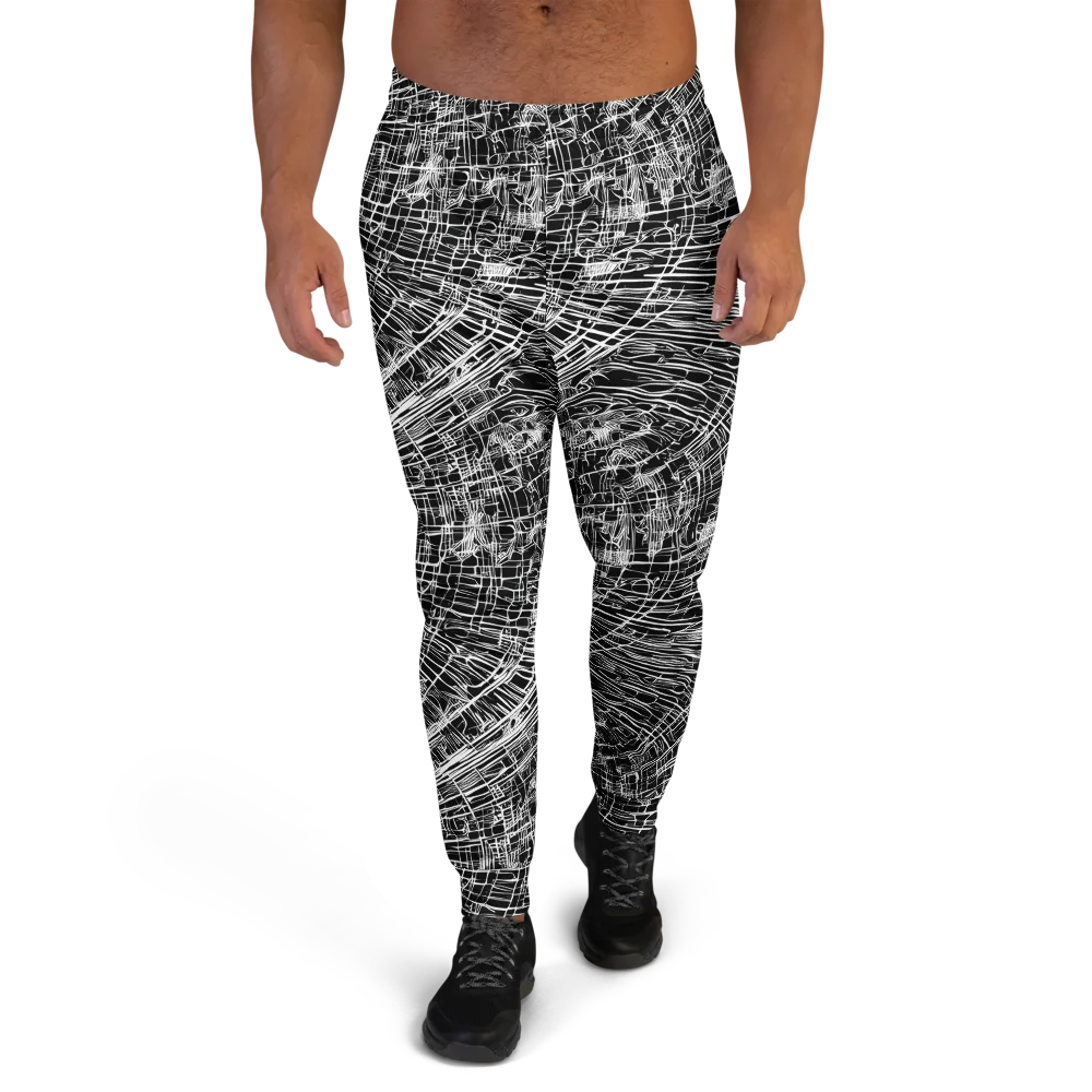 List's Labyrinth on Men's Joggers — Front