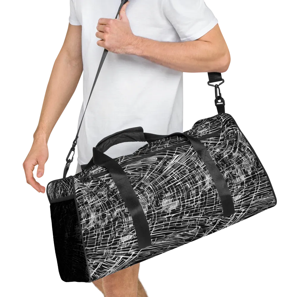 List's Labyrinth on Duffle Bag — Right Front
