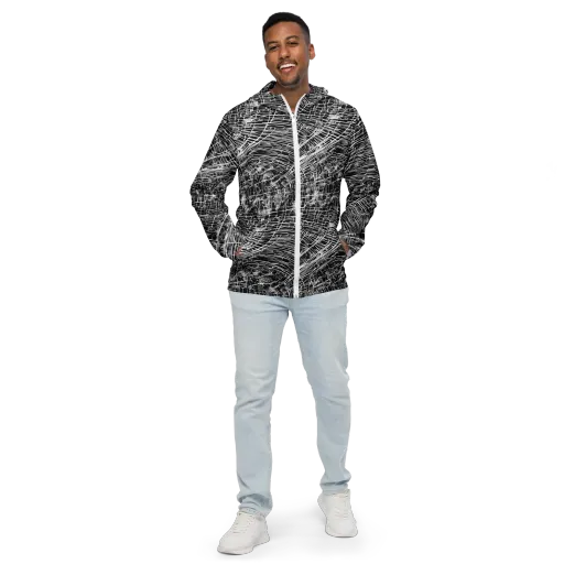 List's Labyrinth on a Men's Windbreaker