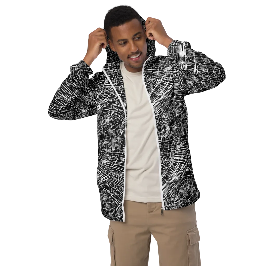 List's Labyrinth on Men's Windbreaker — Front