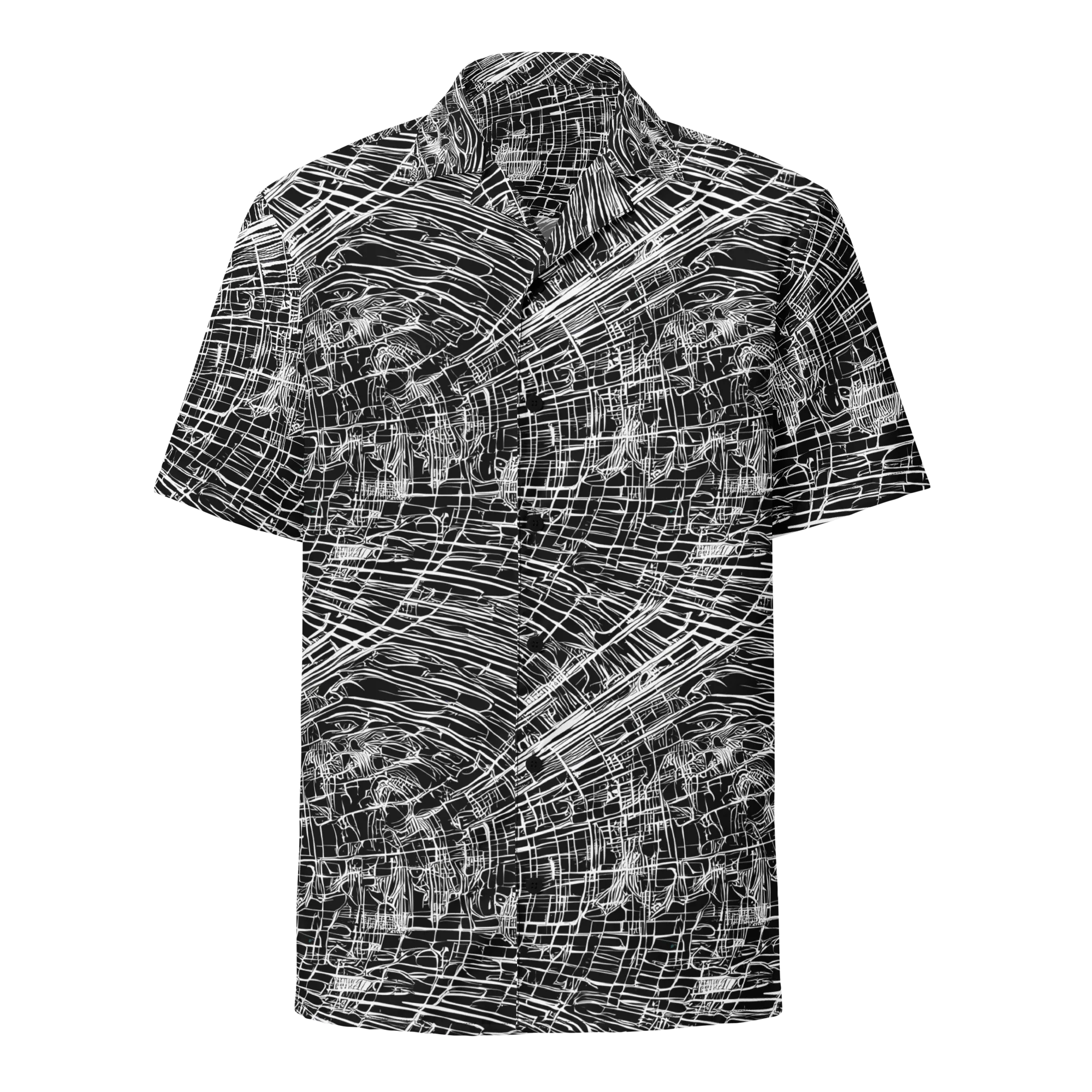List's Labyrinth on Button Shirt — Front