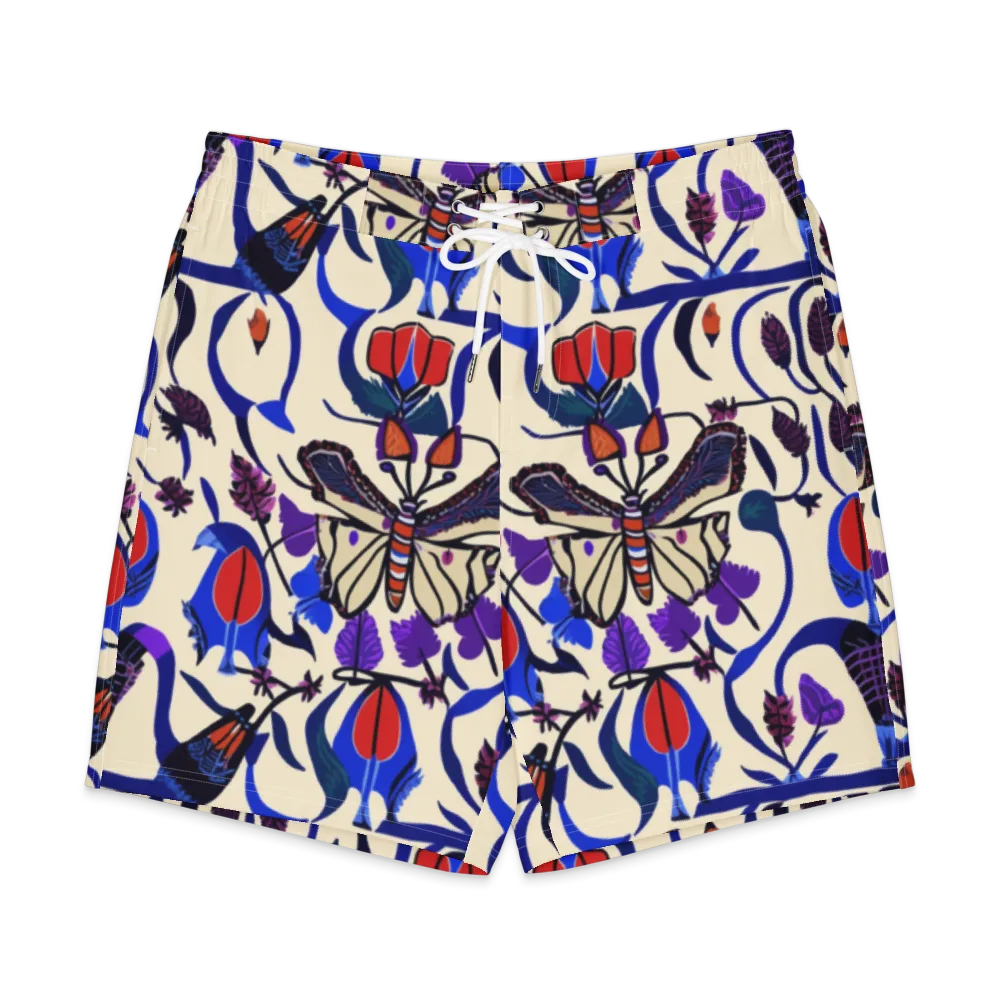 Violet Wildgarden on Men's Board Shorts — Front
