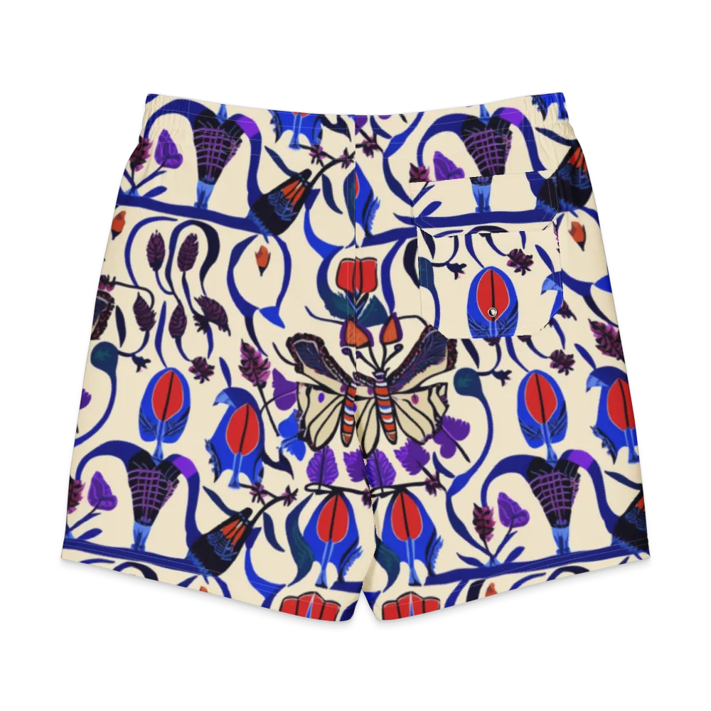 Violet Wildgarden on Men's Board Shorts — Back