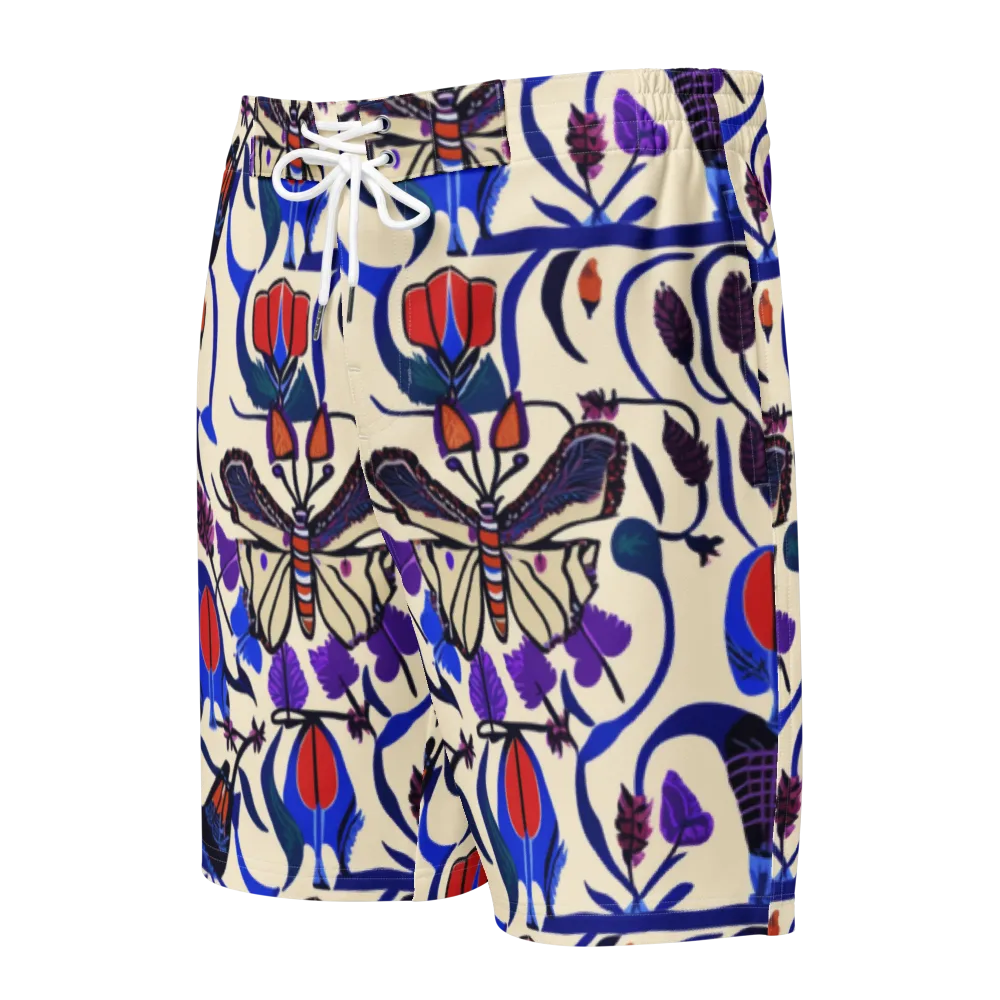 Violet Wildgarden on Men's Board Shorts — Front