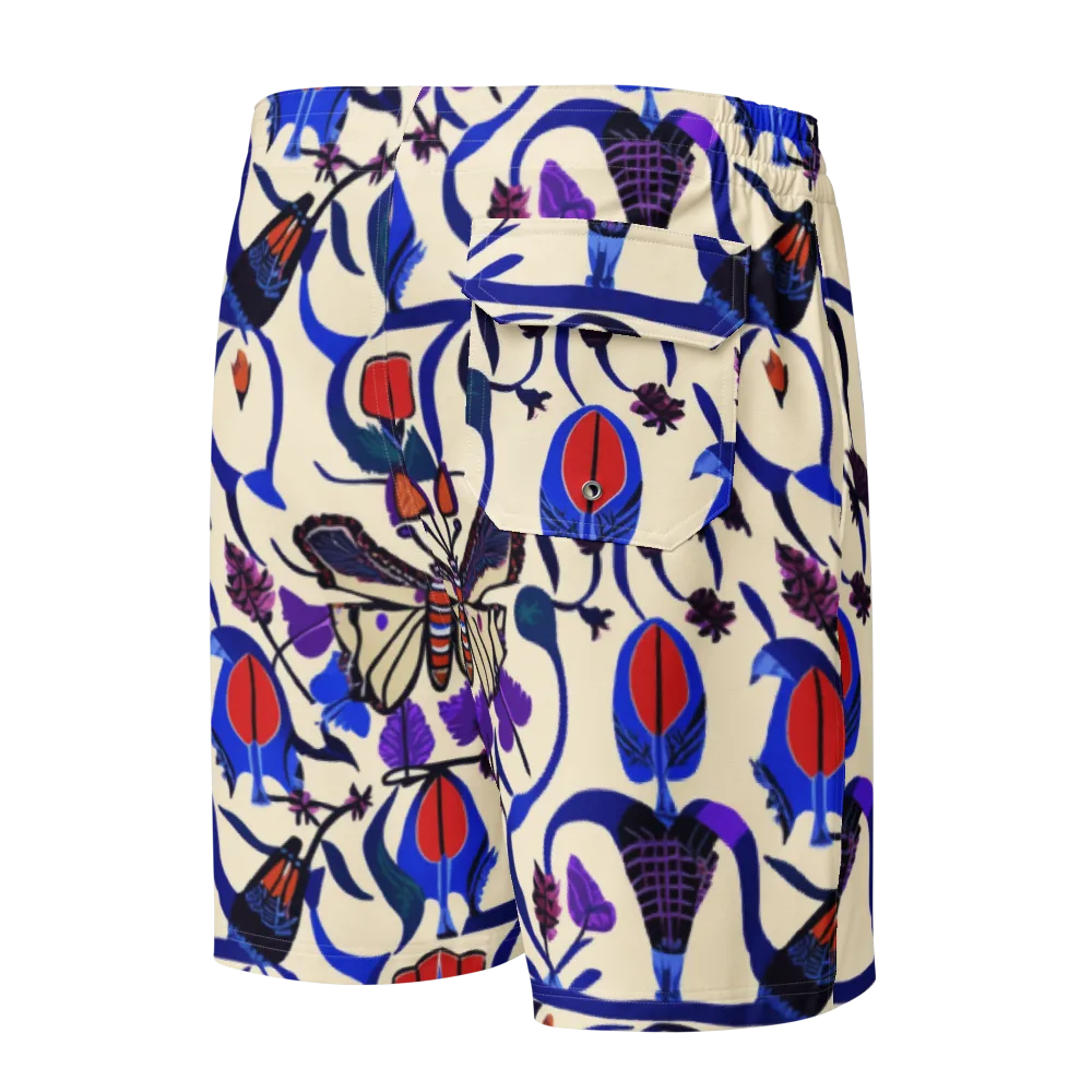Violet Wildgarden on Men's Board Shorts — Back