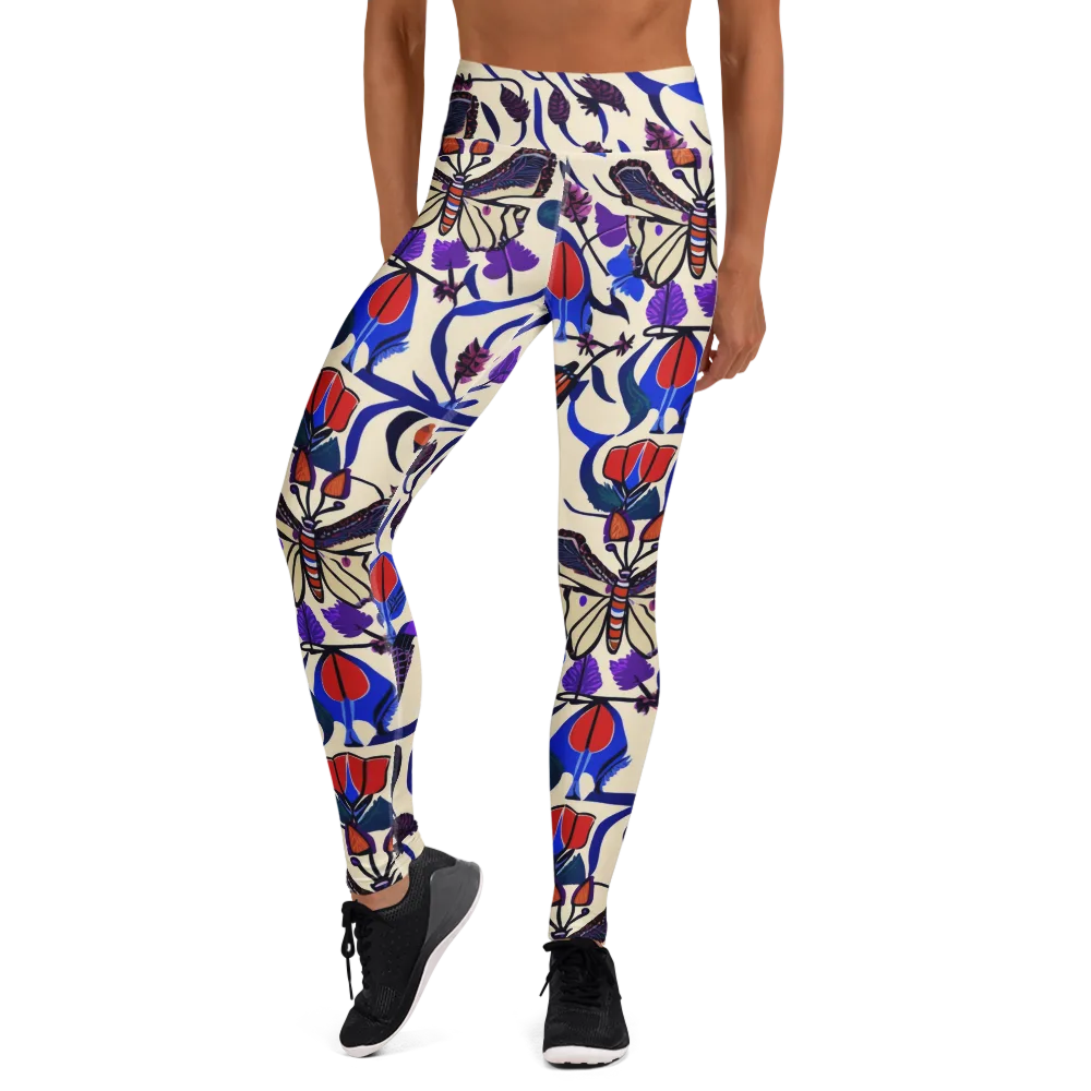 Violet Wildgarden on Yoga Leggings — Front