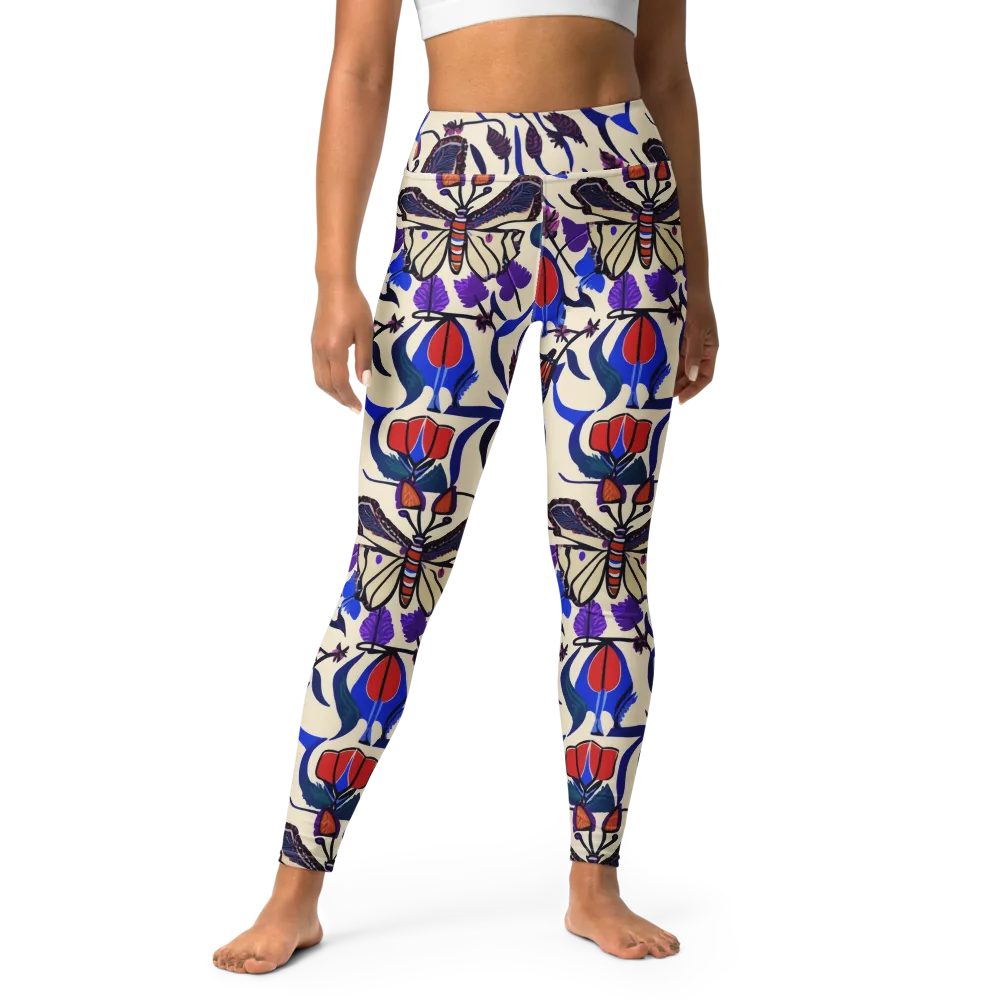 Violet Wildgarden on Yoga Leggings — Front