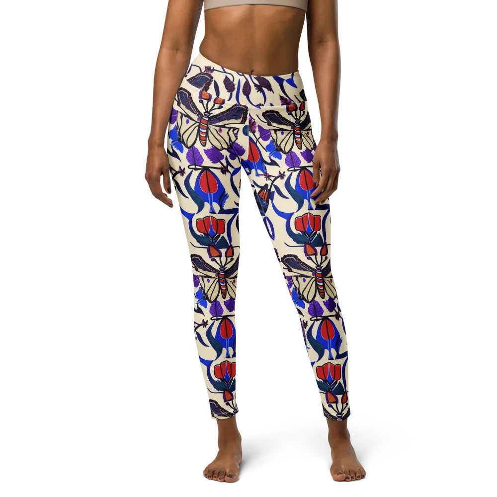 Violet Wildgarden on Yoga Leggings — Front