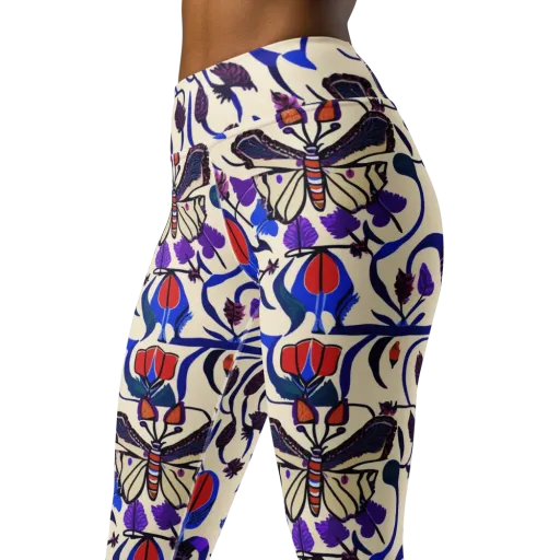 Violet Wildgarden on a Yoga Leggings