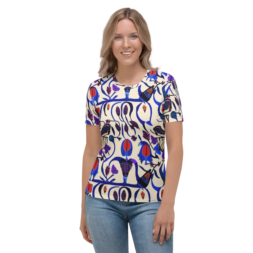 Violet Wildgarden on Women's Crew Neck T-Shirt — Front