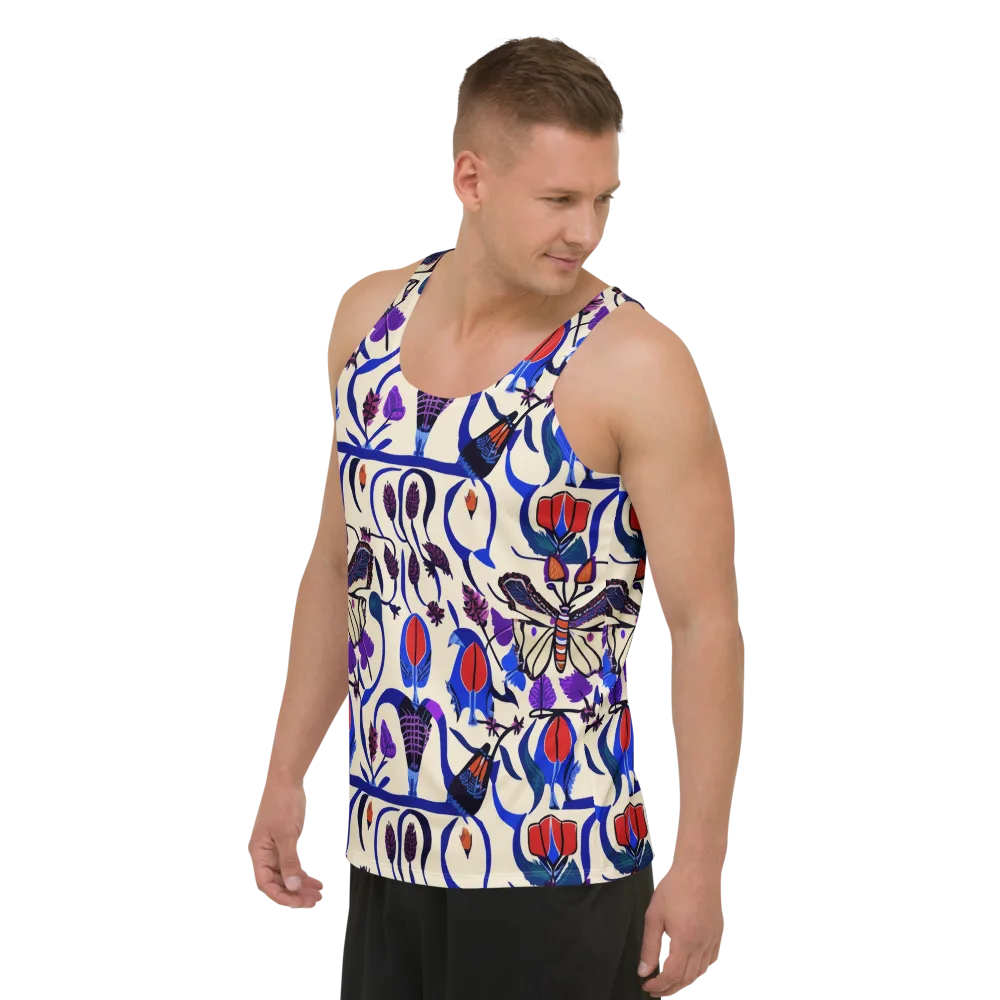 Violet Wildgarden on Men's Tank Top — Left Front