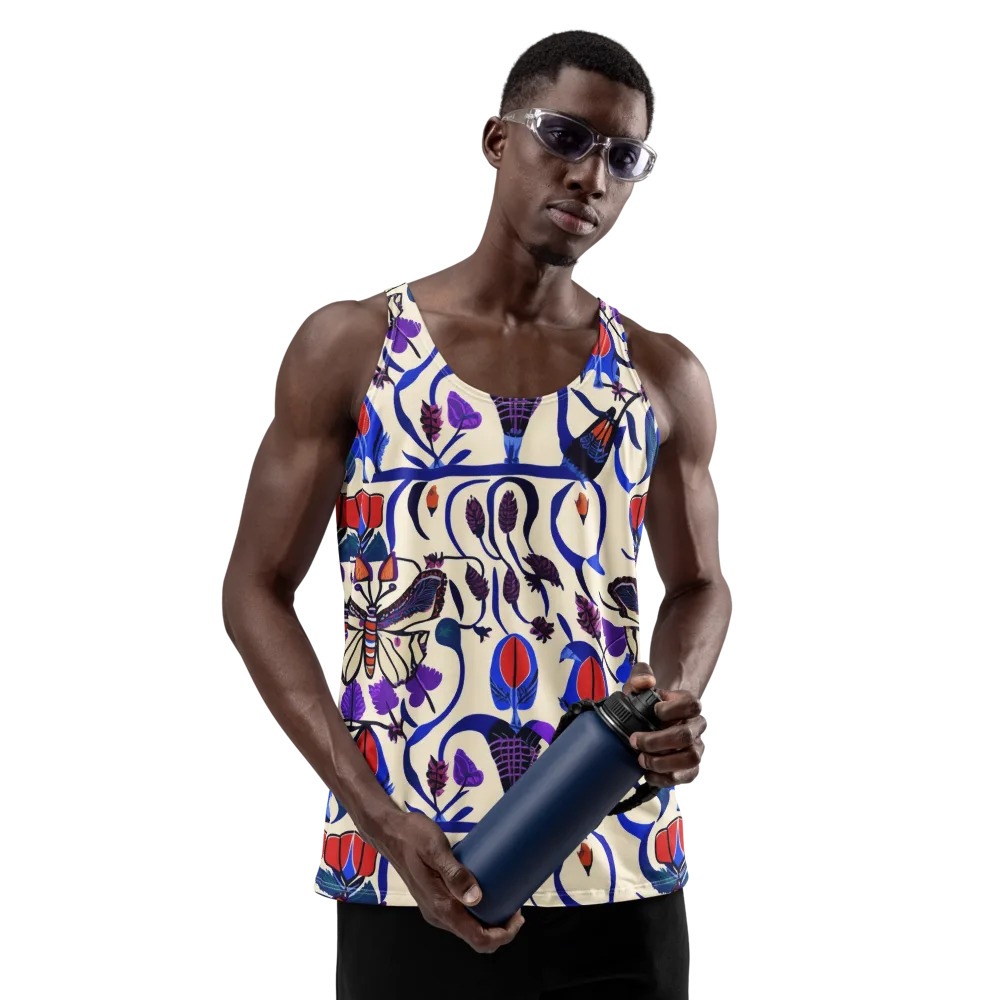 Violet Wildgarden on Men's Tank Top — Front