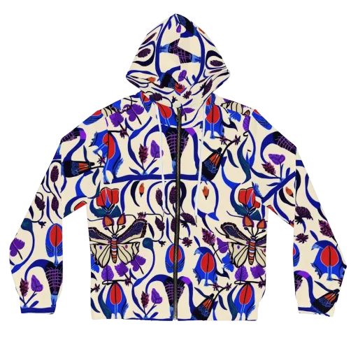 Violet Wildgarden on a Women's Full-Zip Hoodie