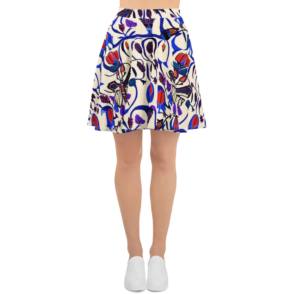 Violet Wildgarden on Skater Skirt — Front