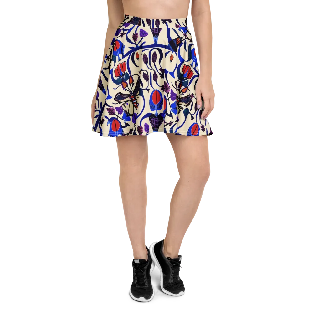 Violet Wildgarden on Skater Skirt — Front