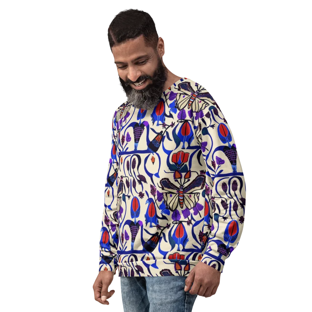 Violet Wildgarden on Sweatshirt — Left Front