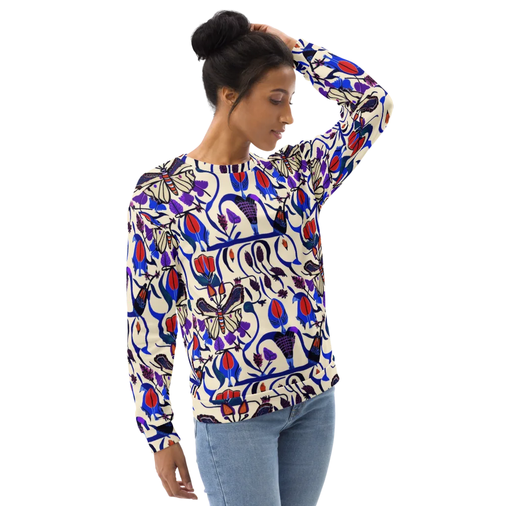 Violet Wildgarden on Sweatshirt — Right Front