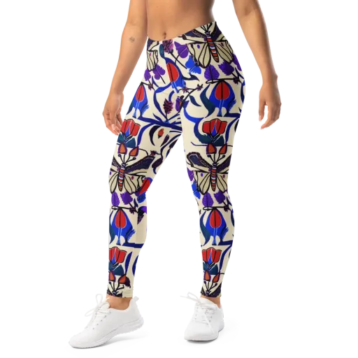 Violet Wildgarden on a Leggings