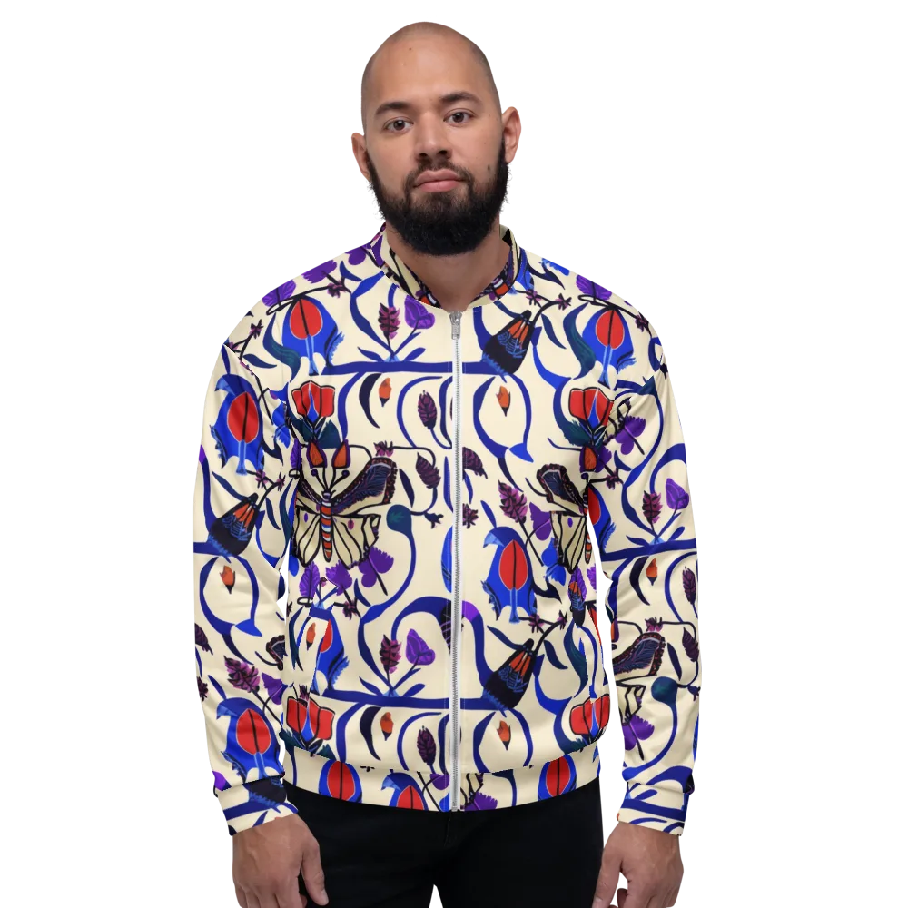 Violet Wildgarden on Bomber Jacket — Front
