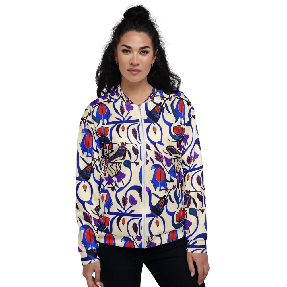 Violet Wildgarden on Bomber Jacket — Front