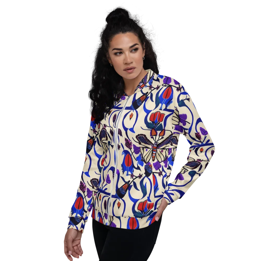 Violet Wildgarden on Bomber Jacket — Left