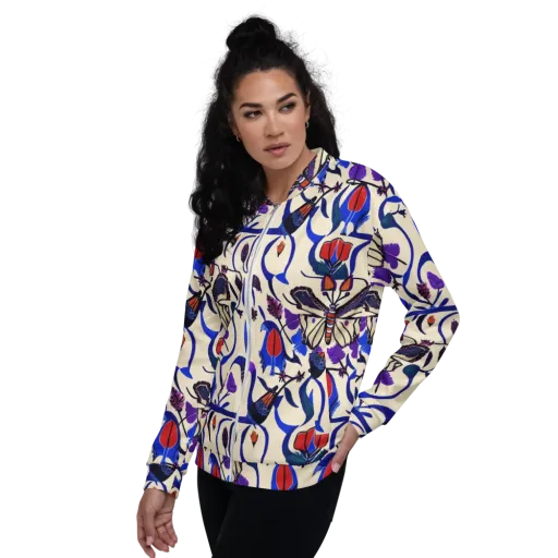 Violet Wildgarden on a Bomber Jacket